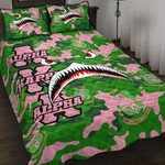 1sttheworld Quilt Bed Set - AKA Full Camo Shark Quilt Bed Set | 1sttheworld

