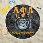 1sttheworld Beach Blanket - Alpha Phi Alpha Ape Beach Blanket | 1sttheworld
