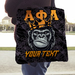1sttheworld Tote Bag - (Custom) Alpha Phi Alpha Ape Tote Bag | 1sttheworld
