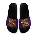 1sttheworld Slide Sandals - (Custom) Omega Psi Phi Dog Slide Sandals | 1sttheworld

