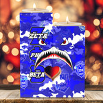 1sttheworld Candle Holder - Zeta Phi Beta Full Camo Shark Candle Holder | 1sttheworld
