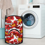 1sttheworld Laundry Hamper - Kappa Alpha Psi Full Camo Shark Laundry Hamper | 1sttheworld
