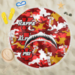 1sttheworld Beach Blanket - Kappa Alpha Psi Full Camo Shark Beach Blanket | 1sttheworld
