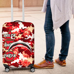 1sttheworld Luggage Covers - Delta Sigma Theta Full Camo Shark Luggage Covers | 1sttheworld

