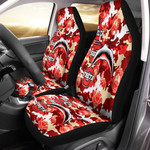 1sttheworld Car Seat Covers - Delta Sigma Theta Full Camo Shark Car Seat Covers | 1sttheworld
