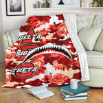 1sttheworld Premium Blanket - Delta Sigma Theta Full Camo Shark Premium Blanket | 1sttheworld
