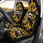 1sttheworld Car Seat Covers - Alpha Phi Alpha Full Camo Shark Car Seat Covers | 1sttheworld
