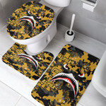1sttheworld Bathroom Set - Alpha Phi Alpha Full Camo Shark Bathroom Set | 1sttheworld
