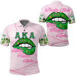 1sttheworld Clothing - AKA Lips Polo Shirts A7 | 1sttheworld.store
