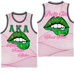 1sttheworld Clothing - (Custom) AKA Lips Basketball Jersey A7 | 1sttheworld.store
