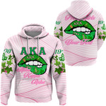 1sttheworld Clothing - (Custom) AKA Lips Oodie Blanket Hoodie A7 | 1sttheworld.store