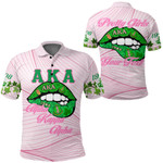 1sttheworld Clothing - (Custom) AKA Lips Polo Shirts A7 | 1sttheworld.store