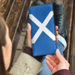 1sttheworld Women's Leather Wallet - Flag of Scotland Women's Leather Wallet A7 | 1sttheworld