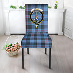 1sttheworld Dining Chair Slip Cover - MacKay Blue Clan Tartan Dining Chair Slip Cover A7 | 1sttheworld