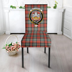 1sttheworld Dining Chair Slip Cover - MacLachlan Weathered Clan Tartan Dining Chair Slip Cover A7 | 1sttheworld