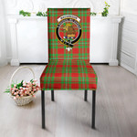 1sttheworld Dining Chair Slip Cover - MacGregor Modern Clan Tartan Dining Chair Slip Cover A7 | 1sttheworld