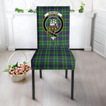 1sttheworld Dining Chair Slip Cover - Duncan Modern Clan Tartan Dining Chair Slip Cover A7 | 1sttheworld