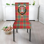 1sttheworld Dining Chair Slip Cover - MacLean of Duart Modern Clan Tartan Dining Chair Slip Cover A7 | 1sttheworld