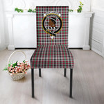 1sttheworld Dining Chair Slip Cover - Borthwick Ancient Clan Tartan Dining Chair Slip Cover A7 | 1sttheworld