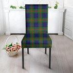 1sttheworld Dining Chair Slip Cover - Dundas Modern 02 Tartan Dining Chair Slip Cover A7 | 1sttheworld