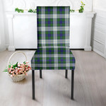1sttheworld Dining Chair Slip Cover - Blackwatch Dress Modern Tartan Dining Chair Slip Cover A7 | 1sttheworld