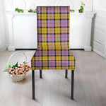 1sttheworld Dining Chair Slip Cover - Culloden Ancient Tartan Dining Chair Slip Cover A7 | 1sttheworld
