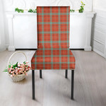1sttheworld Dining Chair Slip Cover - Morrison Red Ancient Tartan Dining Chair Slip Cover A7 | 1sttheworld