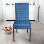 1sttheworld Dining Chair Slip Cover - Mercer Modern Tartan Dining Chair Slip Cover A7 | 1sttheworld