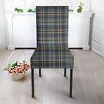 1sttheworld Dining Chair Slip Cover - SCOTT GREEN MODERN Tartan Dining Chair Slip Cover A7 | 1sttheworld
