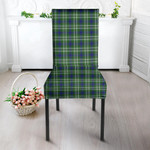 1sttheworld Dining Chair Slip Cover - Tweedside District Tartan Dining Chair Slip Cover A7 | 1sttheworld