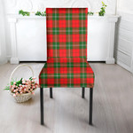 1sttheworld Dining Chair Slip Cover - Lennox Modern Tartan Dining Chair Slip Cover A7 | 1sttheworld
