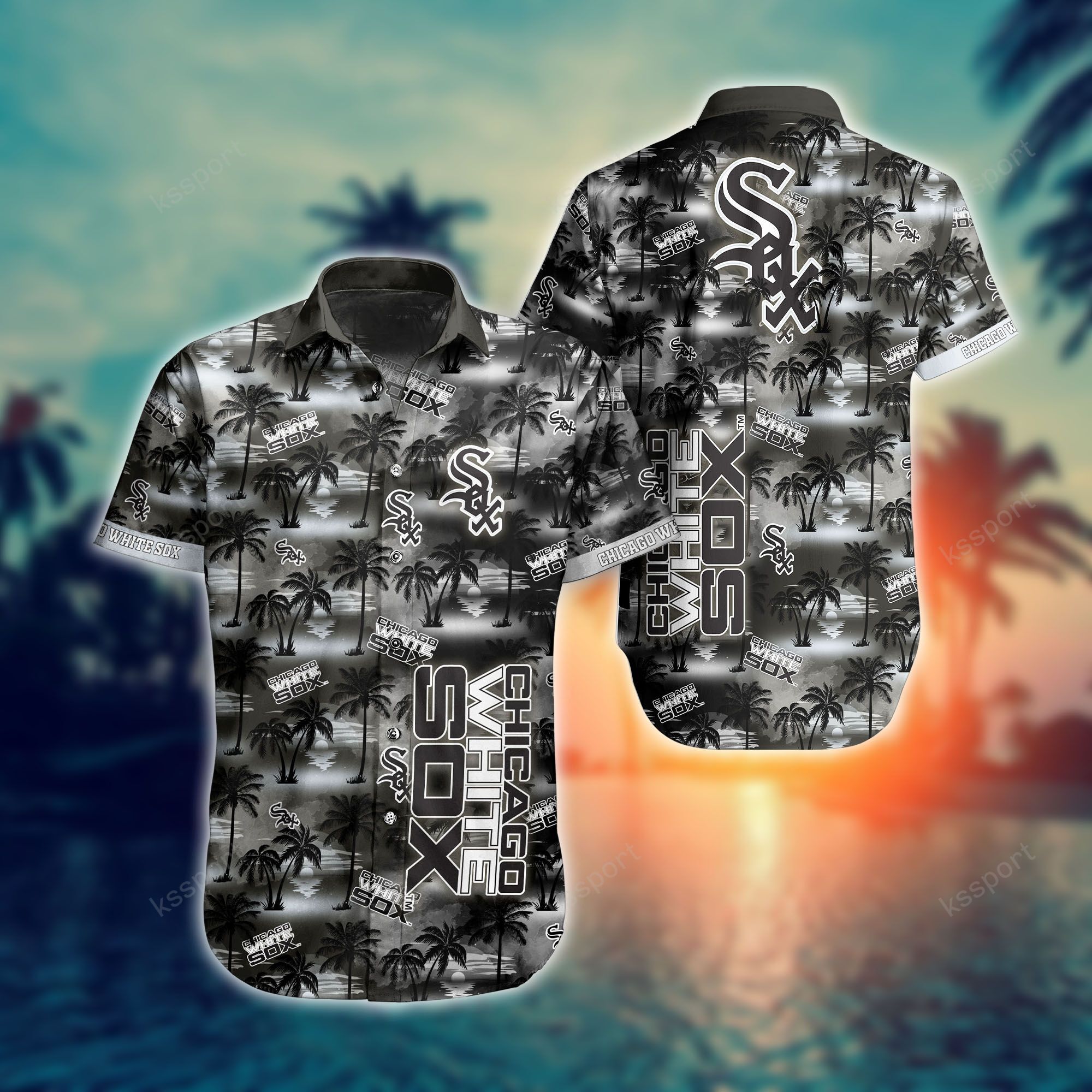 Treat yourself to a cool Hawaiian set today! 109