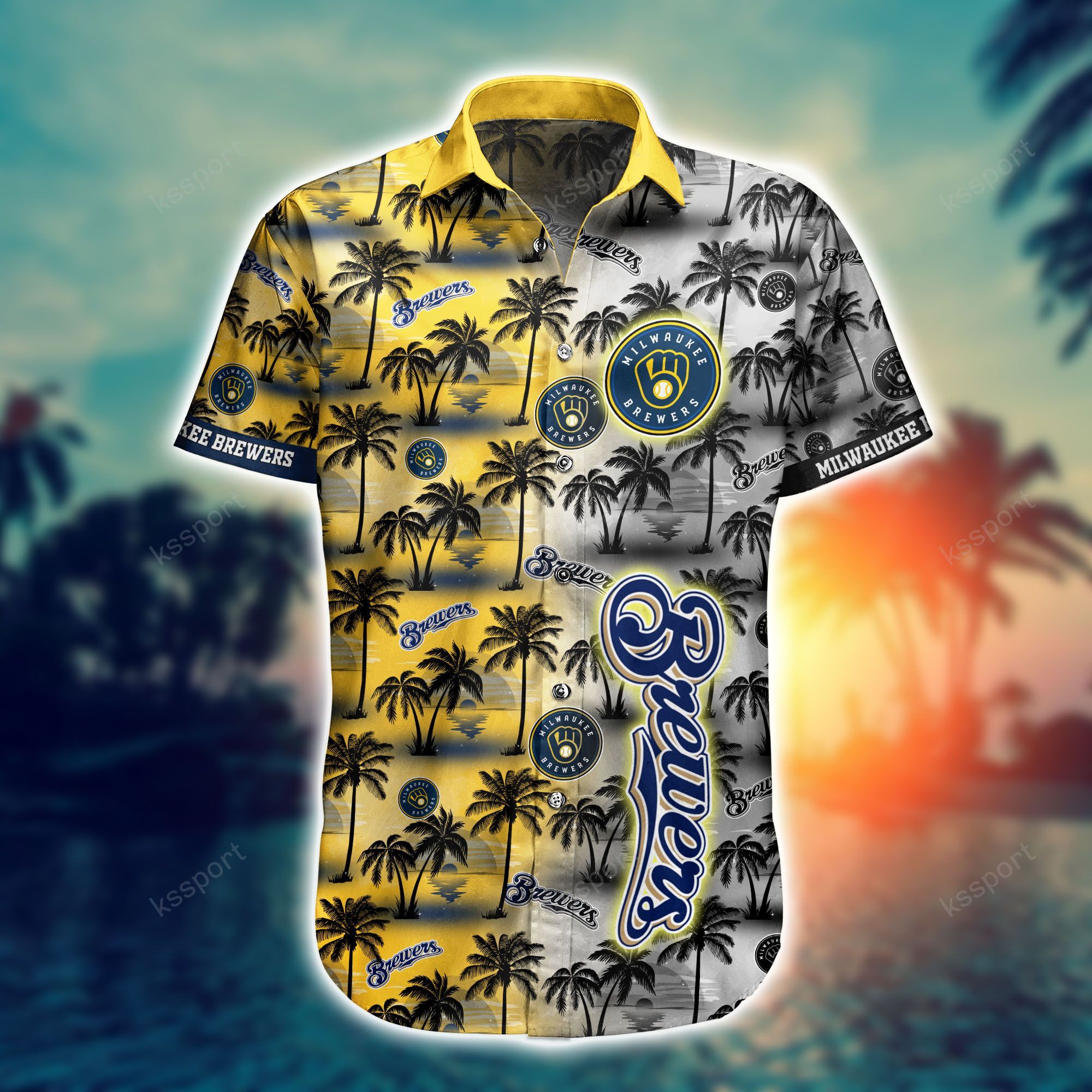 Hawaiian shirt and shorts is a great way to look stylish at a beach party 42