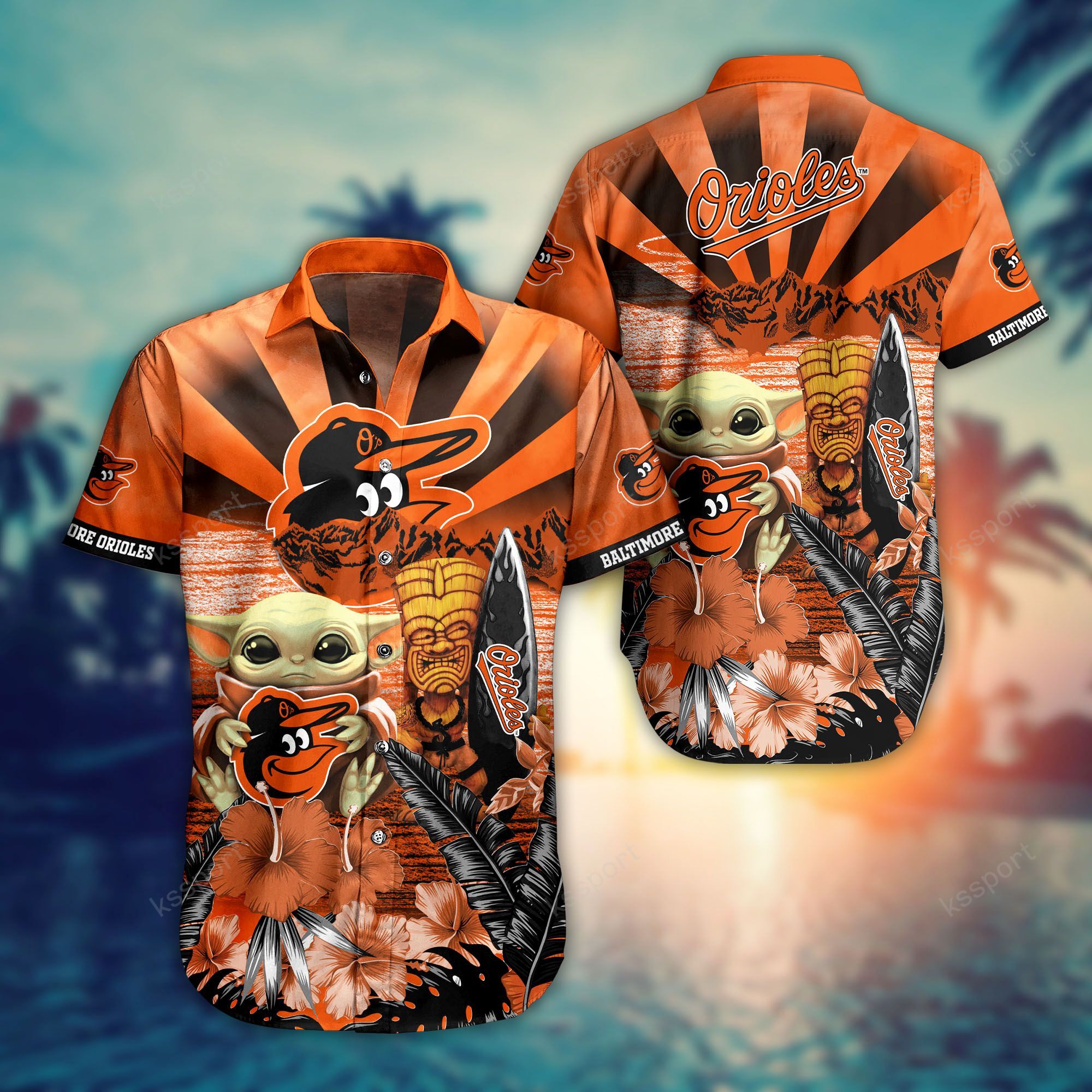 Choose a Hawaiian shirt that suitable for your shorts 104