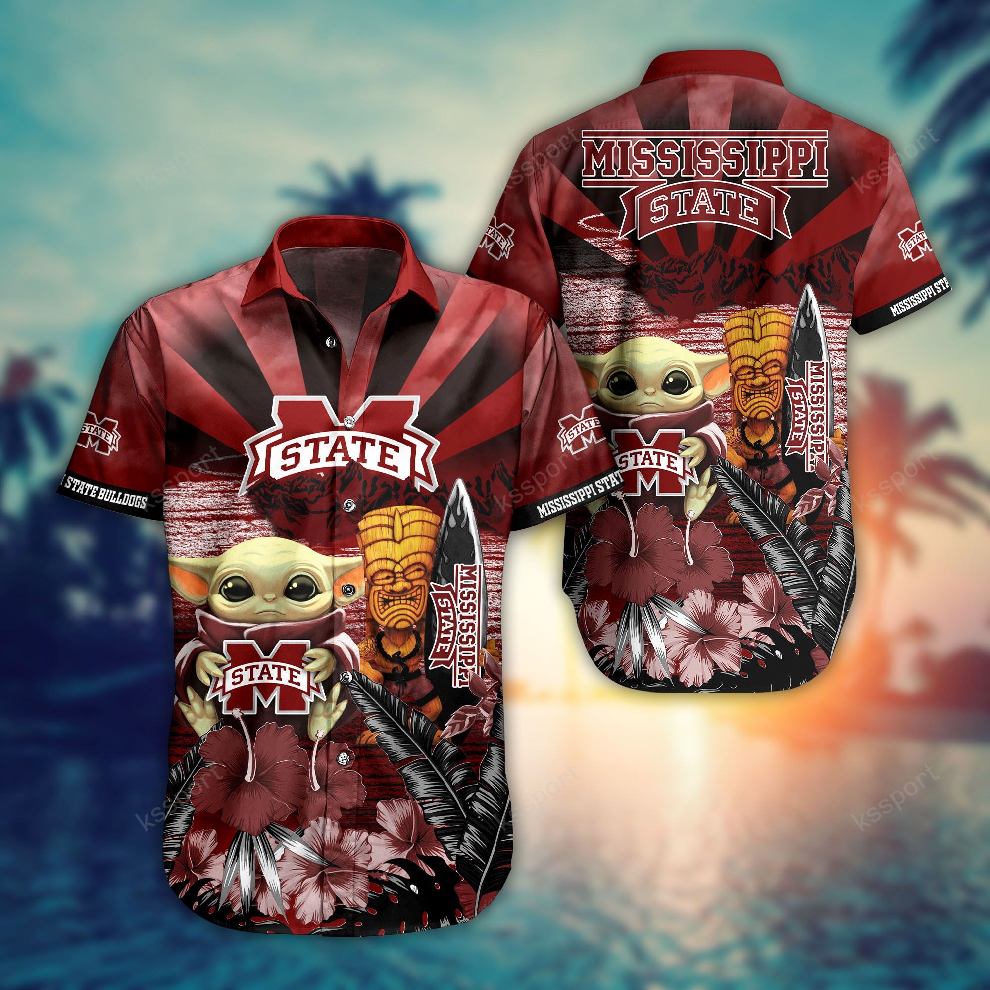 Choose a Hawaiian shirt that suitable for your shorts 57