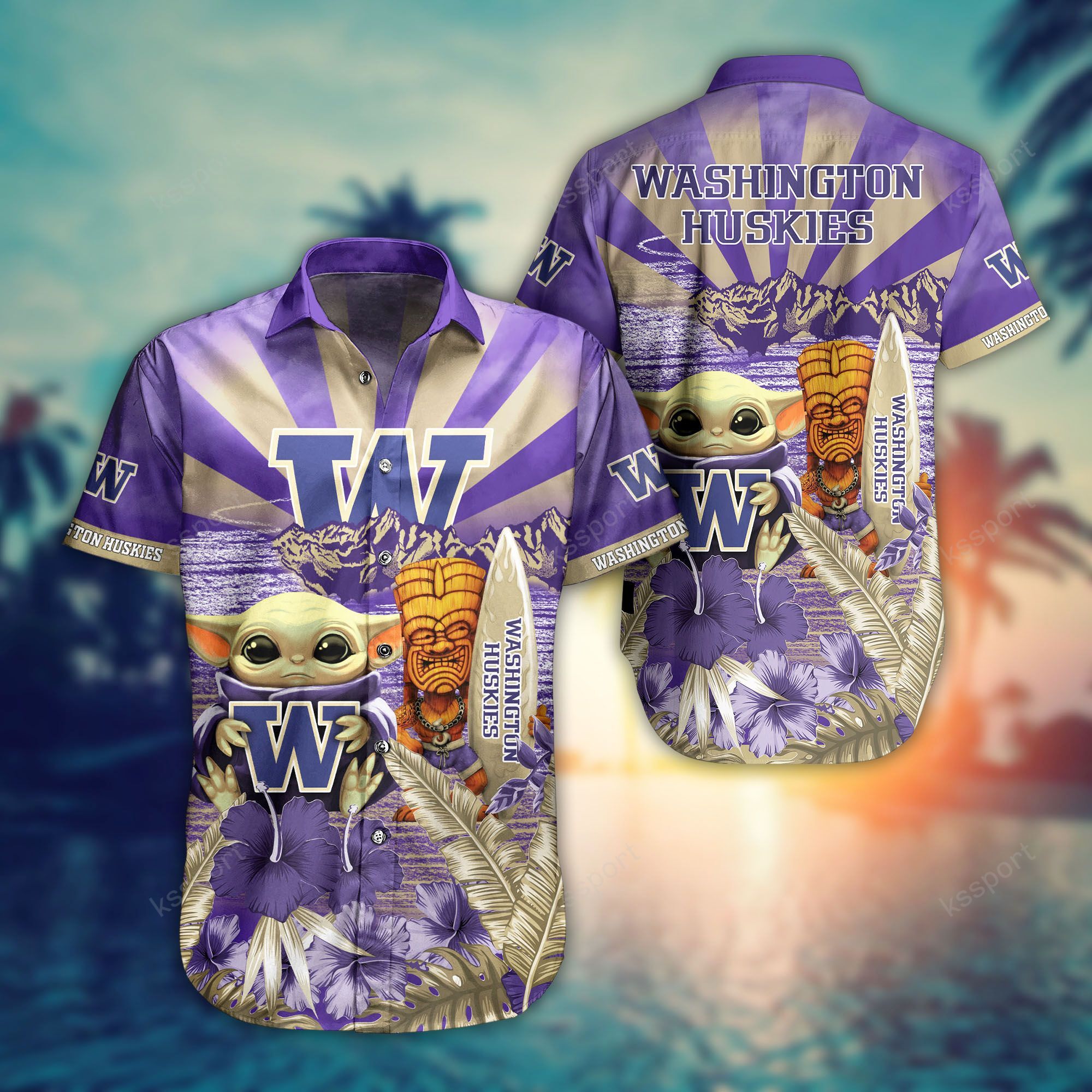 Choose a Hawaiian shirt that suitable for your shorts 49