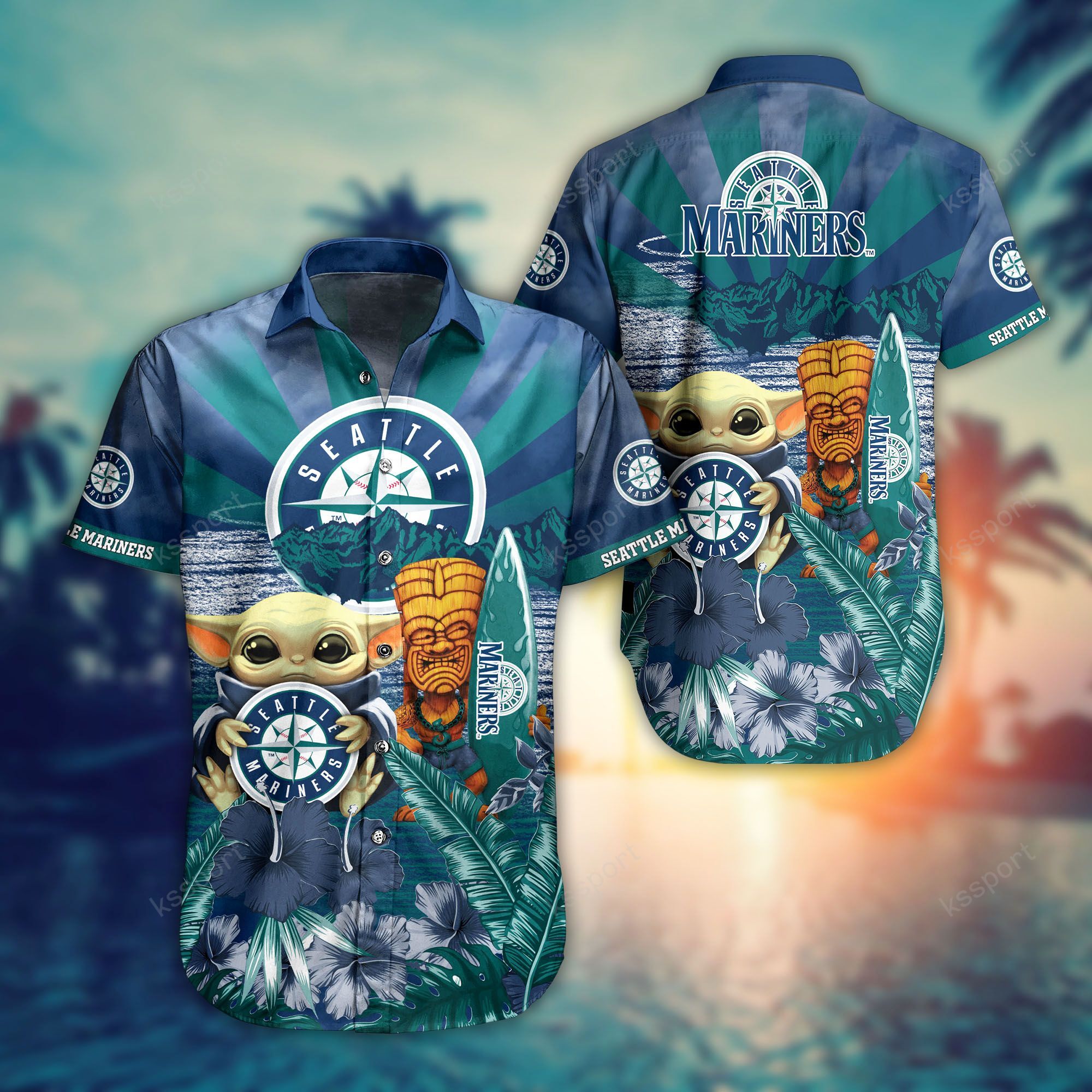 Choose a Hawaiian shirt that suitable for your shorts 87