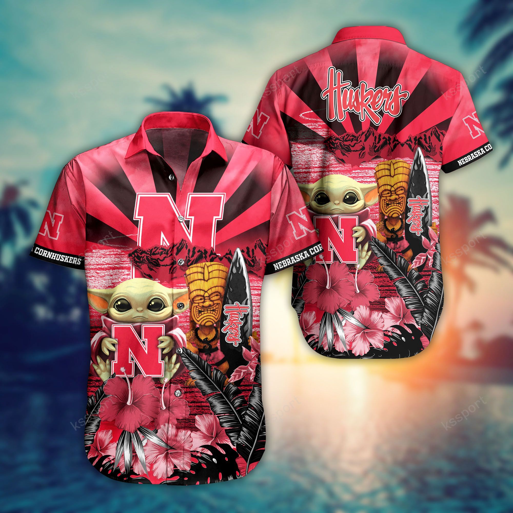 Choose a Hawaiian shirt that suitable for your shorts 34