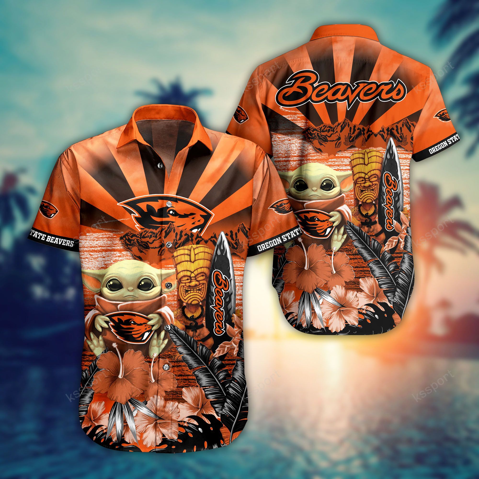 Choose a Hawaiian shirt that suitable for your shorts 36
