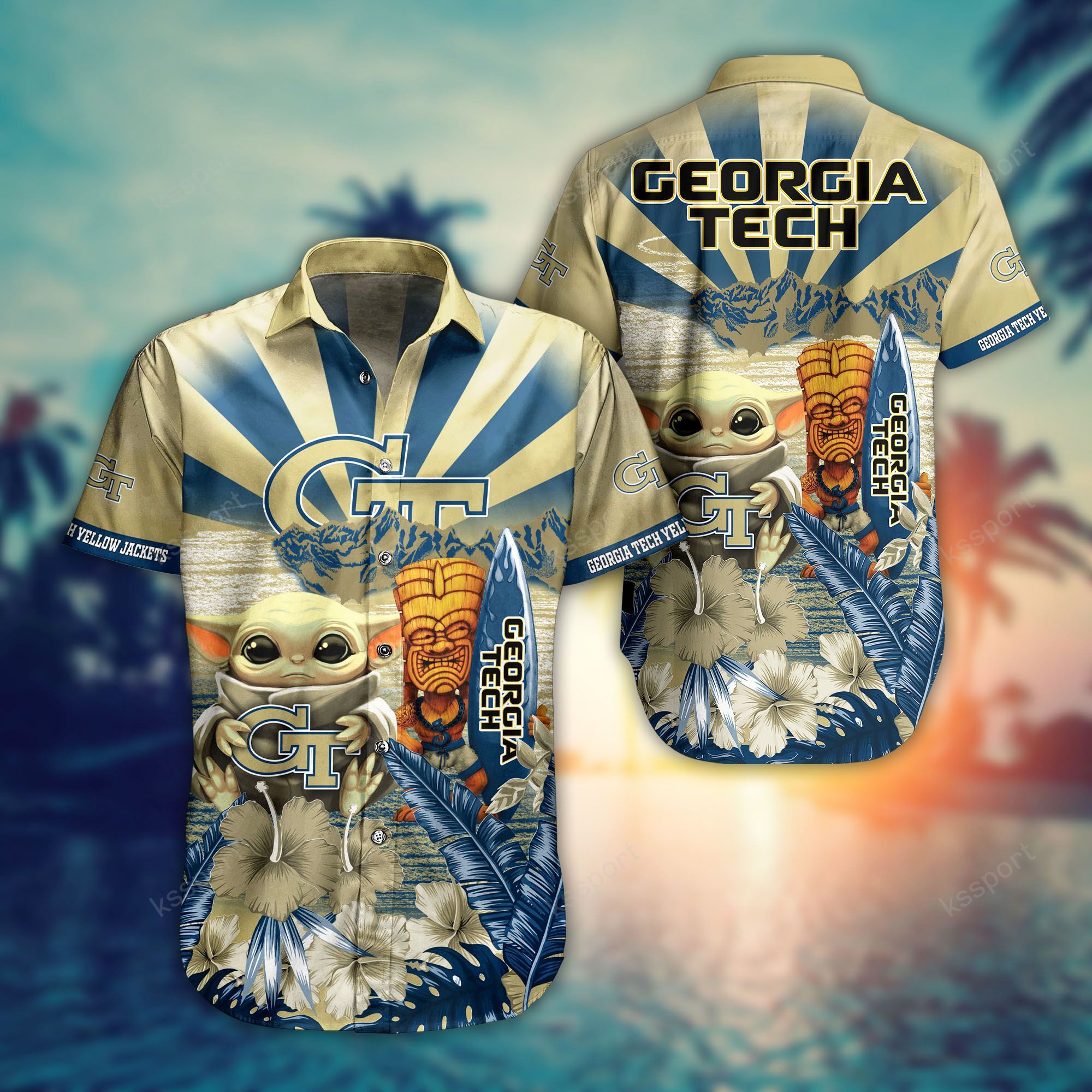 Choose a Hawaiian shirt that suitable for your shorts 76