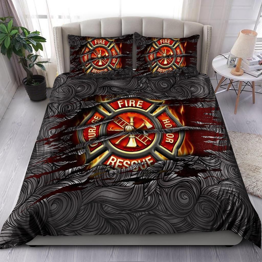 Symbol Firefighter Lover Bedding Set DQB08212002-TQH