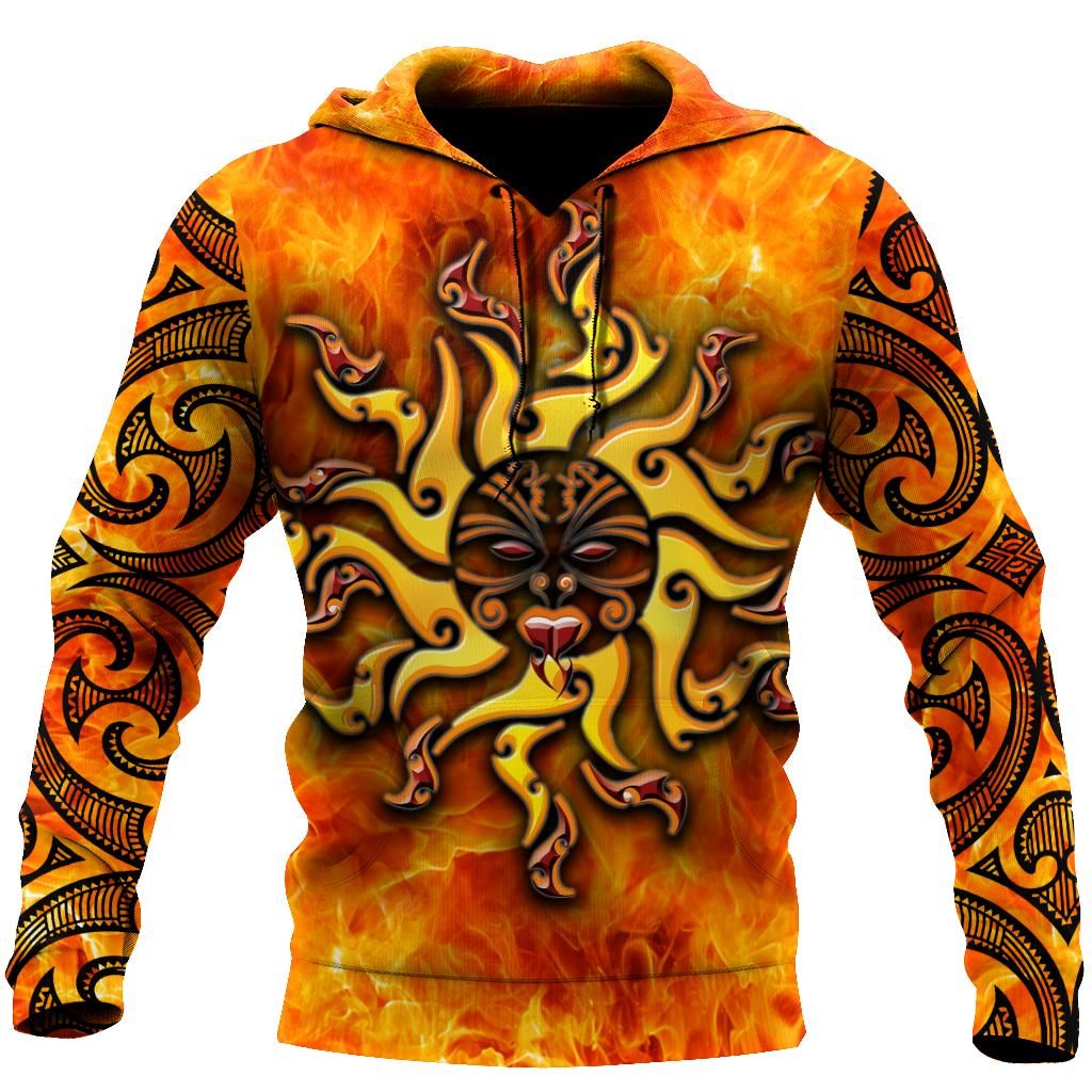 Maori tamanuitera the sun 3d all over printed shirt and short for man and women-PL
