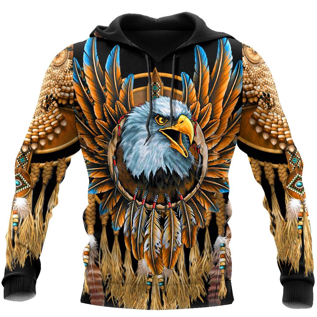Eagle Dreamcatcher Native American Hoodie 3D All Over Printed Shirts VP11092001-LAM