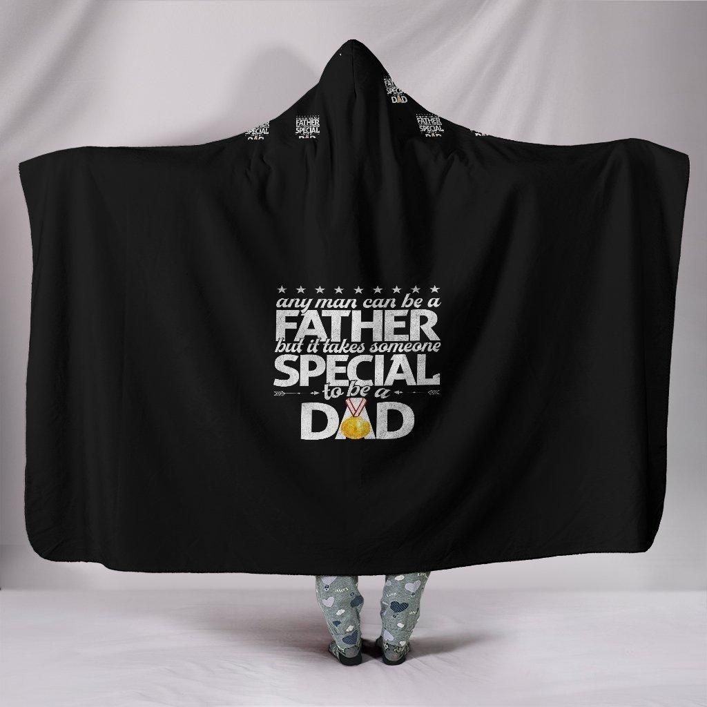 Custom Hoodie Blanket For a Special Dad