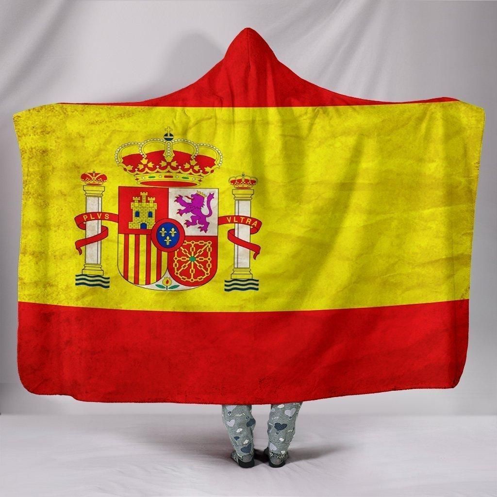 Custom Hoodie Blanket - Spanish Flag