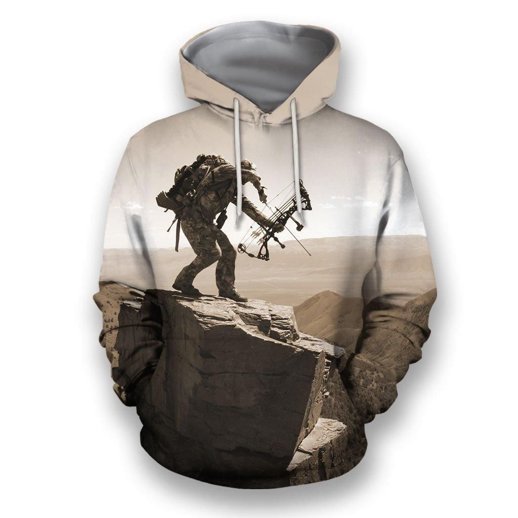 3D All Over Print Bowhunting Hoodie and Shirts