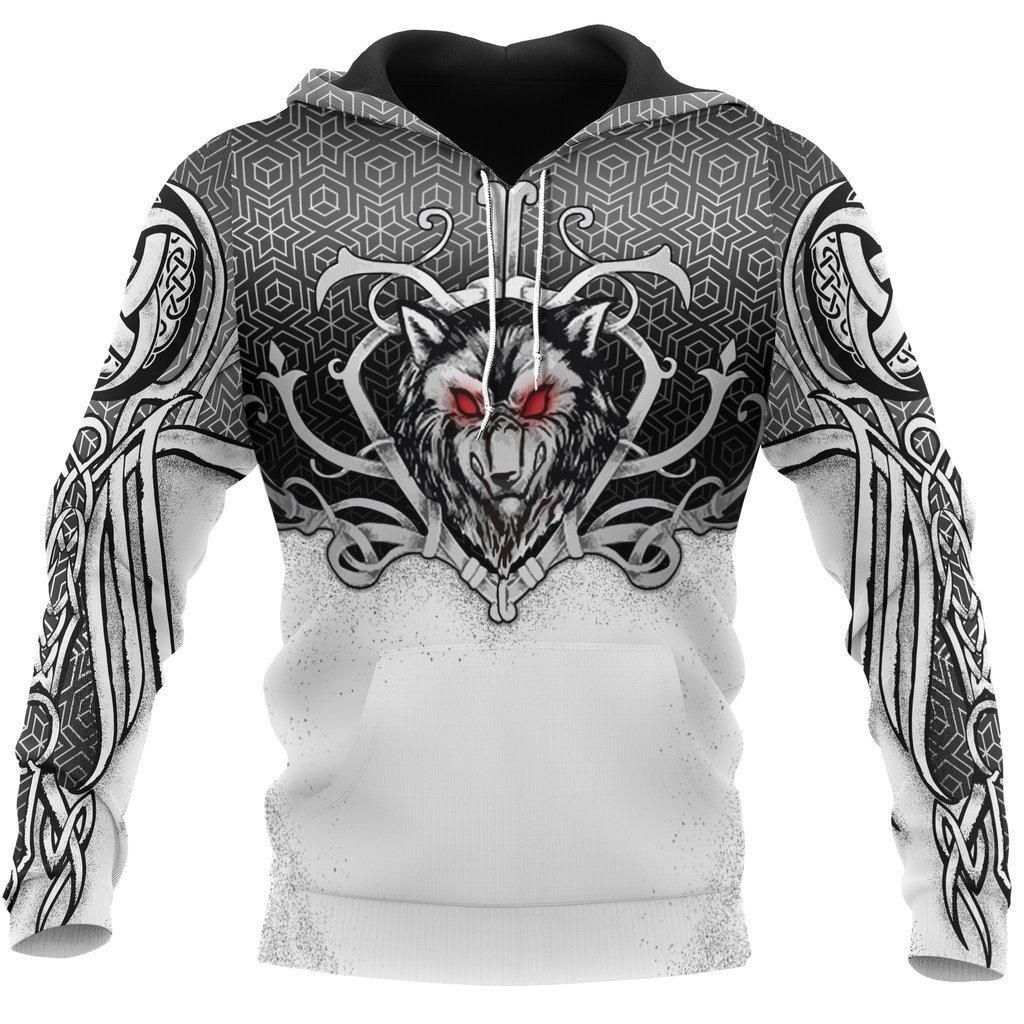 Viking Hoodie - Wolf And Guard