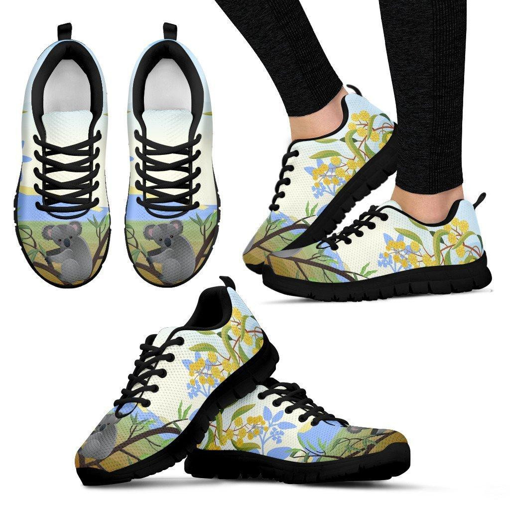 Australia shoes- Koala with mimosa flower sneakers NN8
