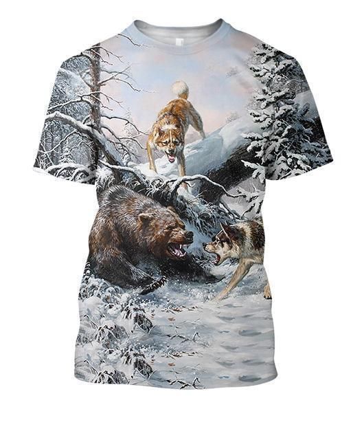 All Over Print Bear Hunting