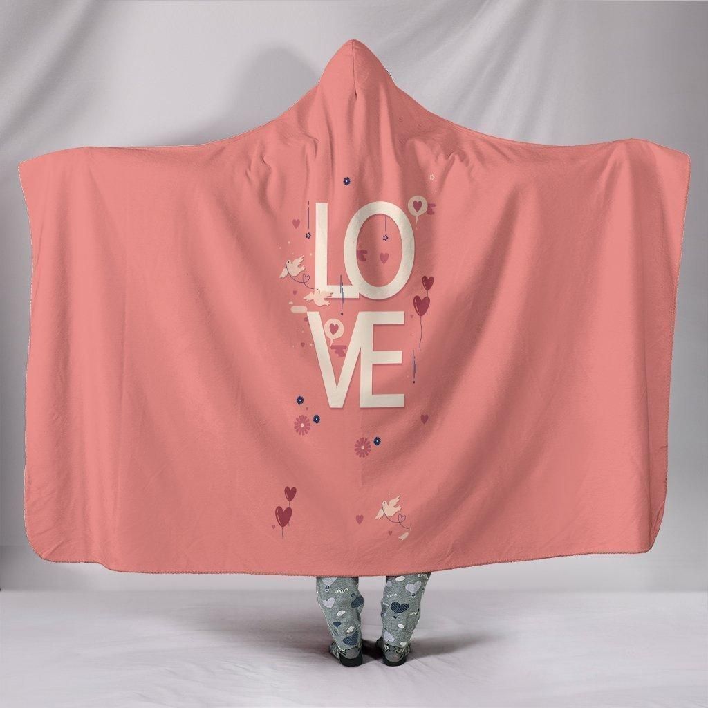 Custom Hoodie Blanket - Love Me